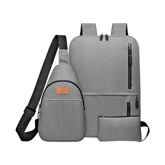 Mochila Dongrere de 3 piezas para portátil, para hombre y mujer, de gran capacidad, ligera, de viaje, multifuncional, moderna, para uso diario.