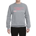 thumbnail image 2 of Wild Bobby Relationship Status Loading, Funny Millennial Gen Z Status Bar Joke Valentine's Day Unisex Crewneck Sweatshirt, 2 of 6