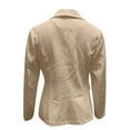 Casual Blazers for Women Long Sleeve Suit Coat Regular Fit Work Office