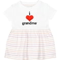 thumbnail image 3 of Inktastic I Love Grandma Girls Baby Dress, 3 of 5