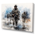 thumbnail image 2 of Designart "Meticulous Preparation Military I" Army Wall Decor, 2 of 5