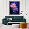 thumbnail image 2 of 5D Diamond Art Painting Kits Jellyfish, DIY Paint with Diamond Art Animal Round Full Drill Crystal Diamond Embroidery Paintings Arts Craft for Home Office Wall Decor, 2 of 7