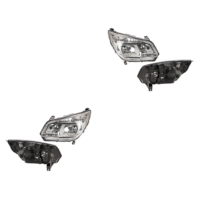 Par de Faros Delanteros Colorado 2013 A 2014 Chevrolet Genérica .