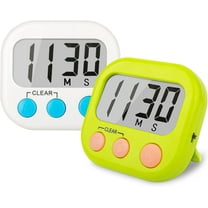 Classroom Timers for Teachers Kids Large Magnetic Digital Timer Teacher Supplies 2 Pack-Green White