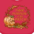 thumbnail image 4 of Inktastic Cutest Pumpkin in the Patch with Autumn Leaves Boys or Girls Baby Bib, 4 of 4