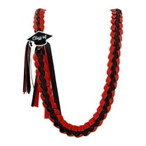 Elainilye 2025 Graduation Gift Ribbon Wreath, Handwoven Honor Rope Decoration, Colorful Commencement Keepsake for Ceremonies, Parties