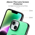 thumbnail image 6 of JTCASES for iPhone 12 Case, PU Leather Shockptoof TPU Shell Magnetic Wireless Charging  Car Mount, Anti-sacratch Shockroof Durable Slim Thin for iPhone 12, Green, 6 of 12