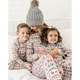 thumbnail image 1 of Family Pajamas Suits with Elk Tree Nightclothes Printed Long Sleeve Long Pants Sleepwear Sets, 1 of 5