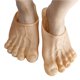 thumbnail image 4 of Vogacara Zapatilla con punta de simulación, accesorios para mascarada, decoración de pies, exquisita ropa para hombres y mujeres, accesorio, Juguetes color de piel, 4 of 6