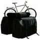 thumbnail image 2 of Alforja doble de lona para bicicleta, resistente al agua, para exteriores, con capacidad de 30 a 40 litros 37x44x15cm, 2 of 9