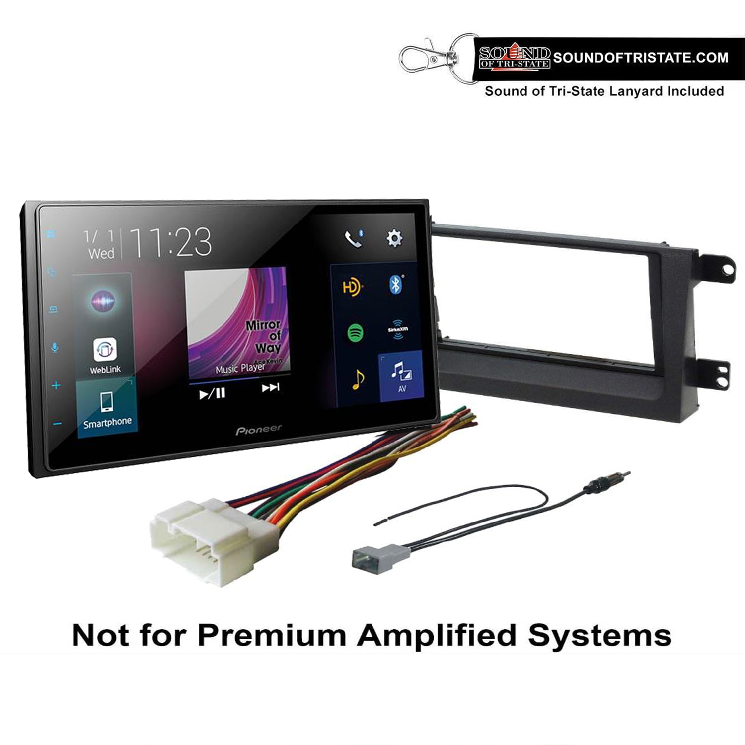 Pioneer DMH2660NEX Digital Receiver HD Radio CarPlay Fits 0608 Honda
