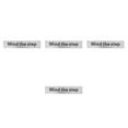 thumbnail image 4 of WORGEOUS 4pcs Mind The Step Sign Caution Mind the Signs Boards For Stairs Watch Your Step Sign Outdoor Warning Warning Boards, 4 of 8