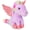 Purple, variant on 14cm Sparkly Winged Unicorn Plush Toy, Soft Stuffed Pegasus with Rainbow Mane for Kids and Gifting