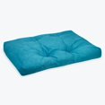 thumbnail image 1 of Gaiam Zabuton Soft Rectangular Meditation Floor Cushion Support Pillow, Teal, 1 of 4