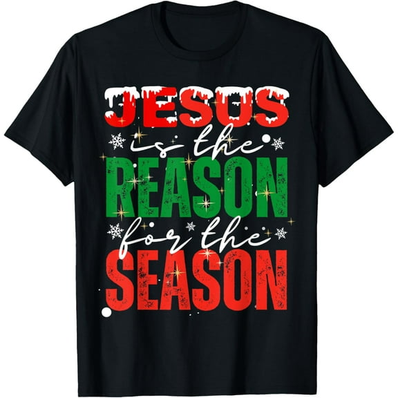 Jesus Is The Reason For The Season Christmas Matching Kids T-Shirt