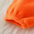 thumbnail image 5 of GPAECEAD Baby Halloween Costumes Newborn Infant Baby Boy Girl Pumpkin Romper Smile Bodysuit Hoodie One Piece Jumpsuit Orange, 5 of 9
