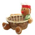 thumbnail image 1 of Cesta de almacenamiento de dulces navideños, decoración, cesta de regalo de Navidad, 1 of 4