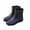 Blue, variant on XIMIN Mens Rain Boots Ankle Slip On Non-Slip Rubber Waterproof Rain Boot Waterproof Ankle Water Boots for Men Garden Boots Rain Shoes (40, Black)