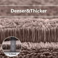thumbnail image 2 of Upgraded Extra Large Non Slip Bath Mat 24"x36" Soft Absorbent Fluffy Thick Microfiber Cozy Throw Bathroom Rugs with Waterproof Backing for Tub Shower Bathroom Floors Accessories (Taupe), 2 of 8