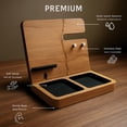 thumbnail image 3 of Regalos Para Hombre - Organizador de Escritorio - Soporte Para Celular, Cartera, Accesorios, Reloj y Porta Llaves - Organizacion Hogar, Oficina y Buro, Docking Station - Regalo Graduación, 3 of 9