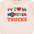 thumbnail image 3 of Inktastic I Love Trucks Toddler Hoodie, 3 of 4