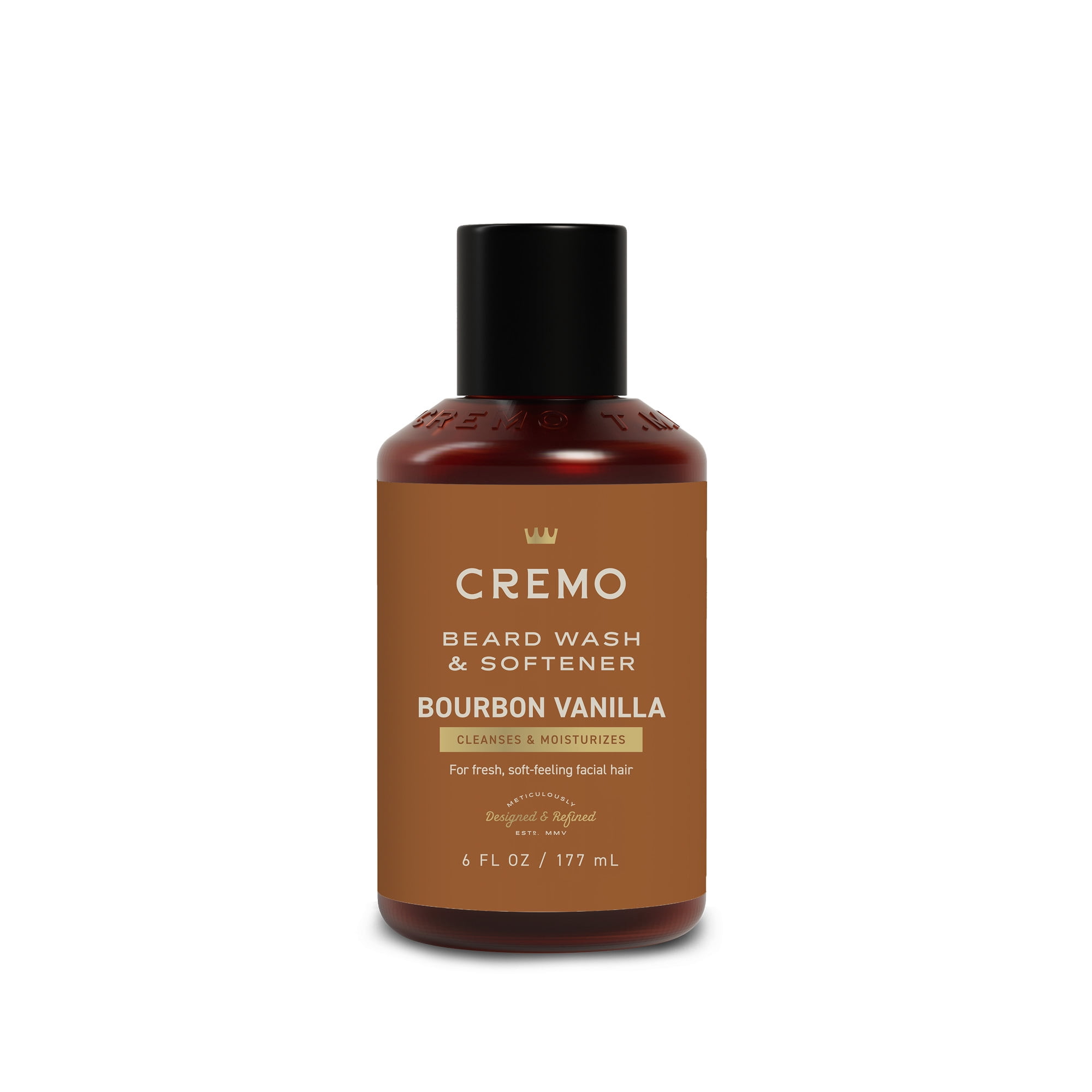 Cremo 2-in-1 Beard Wash & Softener, Fresh Timber Scent, 6 fl oz