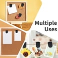 thumbnail image 2 of Cubicle Clips for Fabric Walls - 75 Pcs Cubicle Hooks for Office Photos, Notes, Memos - Standard Size Partition Fabric Panel Wall Clips for Organizing and Displaying, 2 of 6