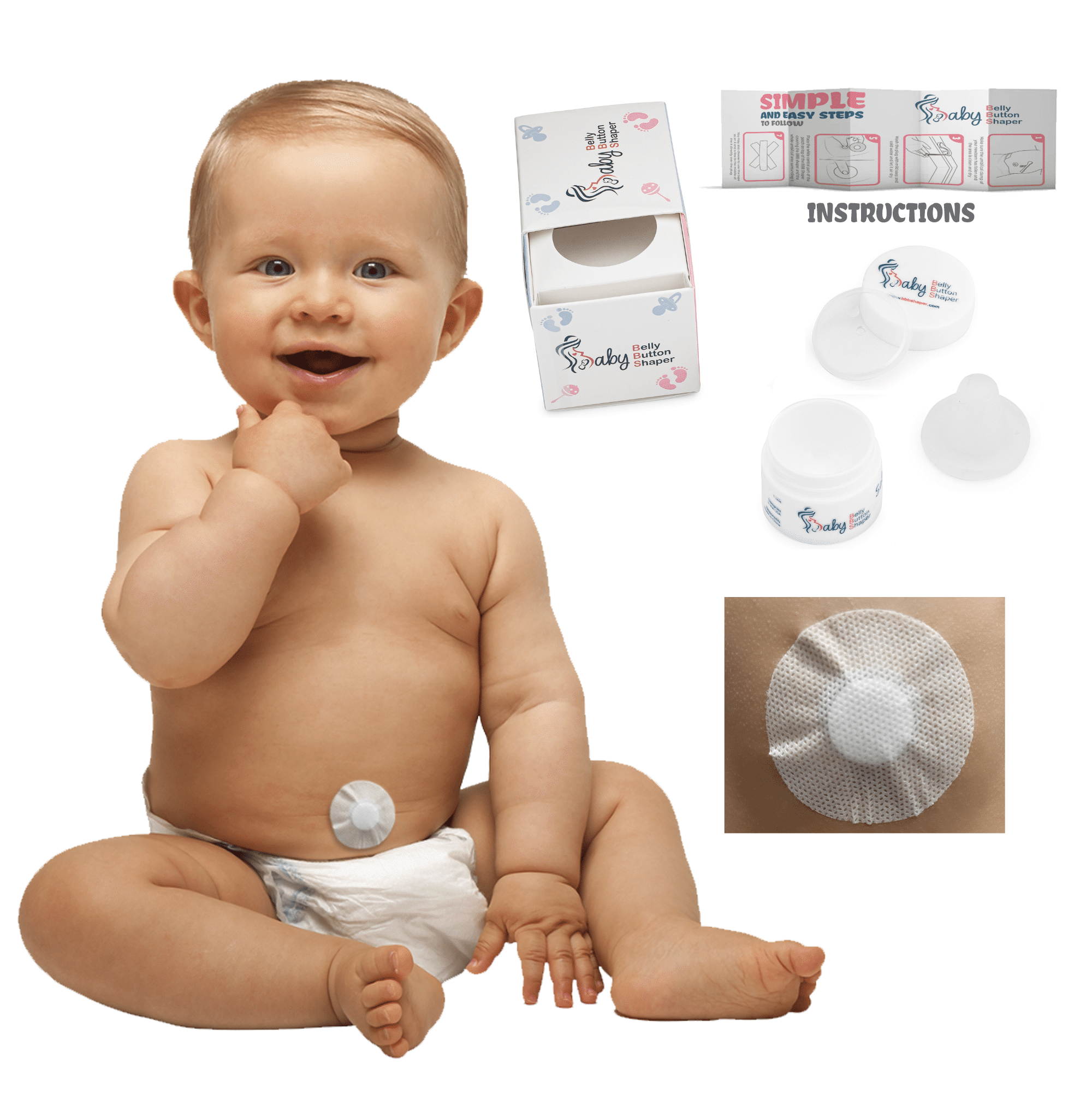 Baby Belly Button Shaper Plugbaby Umbilical Hernia Beltbaby Belly