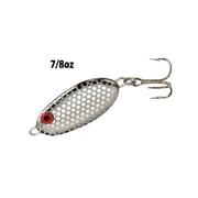Bomber Slab Fishing Spoons 1 3/4 Silver Back 7/8 oz.