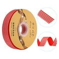 thumbnail image 4 of Uxcell 100 Yards x 1" Christmas Striped Ribbon, Rose Red White Ribbon Candy Cane Ribbon Roll Wrapping Ribbon, 4 of 6