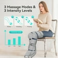 thumbnail image 5 of Snailax Leg Massager with Heat for Circulation, Air Compression Calf Foot Massager, Gifts, 5 of 8