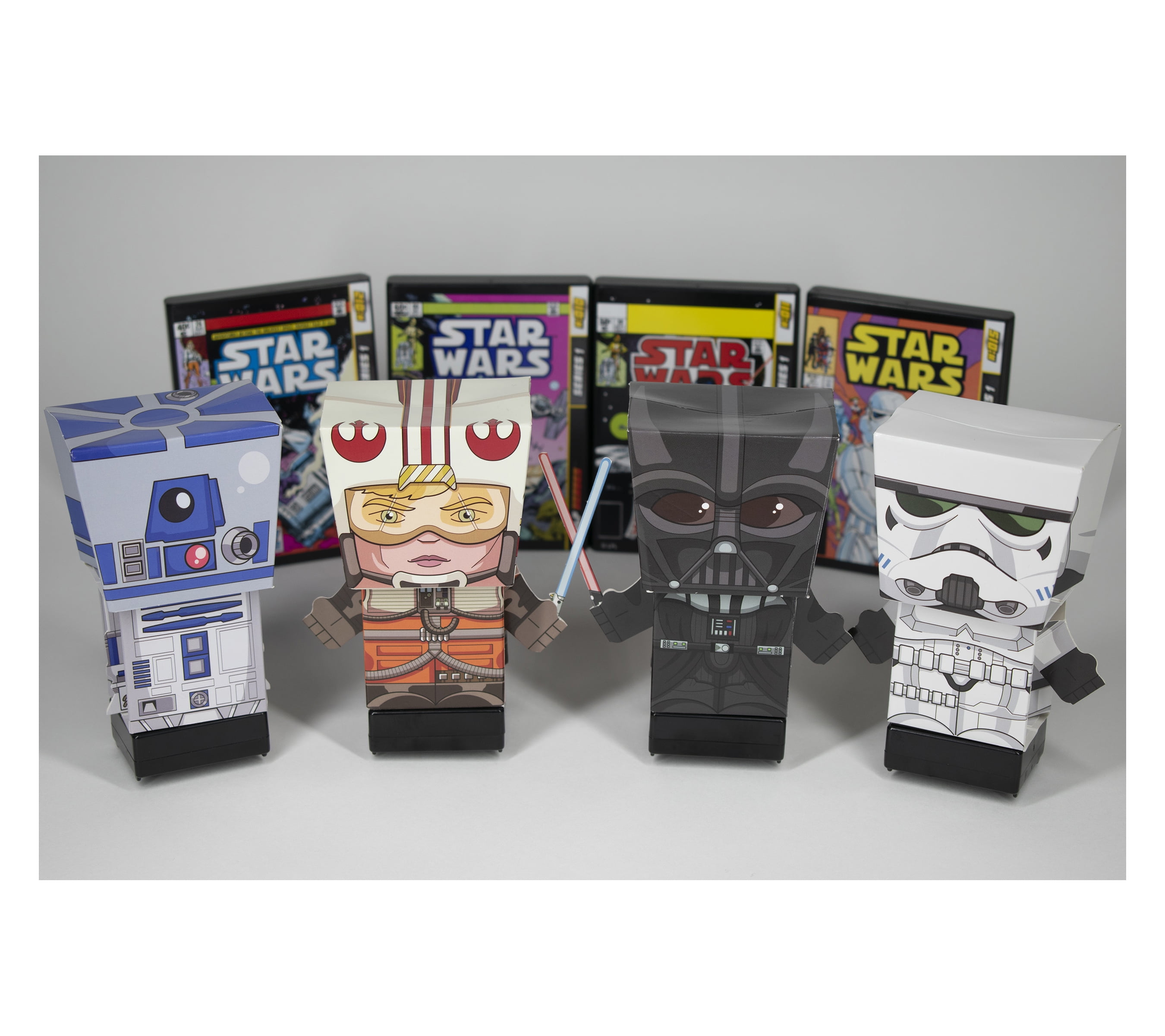 Pulp Heroes Snap Bots Pull Back Star Wars 3D Figure Darth Vader
