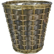 Household Essentials Medium Haven Willow and Poplar Waste Basket