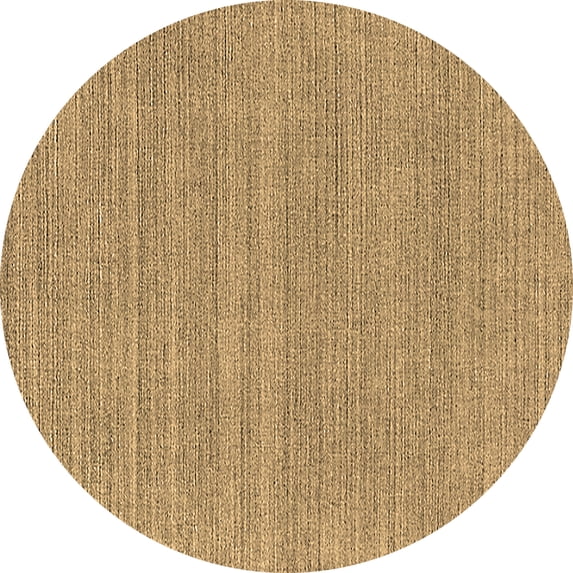 Ahgly Company Indoor Round Oriental Brown Industrial Area Rugs, 4' Round