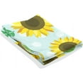 thumbnail image 5 of Coolnut Sunflower Tapestry Washable Polyester Art Wall Hanging Blanket for Living Room Bedroom Dorm Party, 90 x 60 Inch Home Decor Gifts, 5 of 7