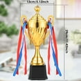 thumbnail image 2 of Jokapy Metal Gold Award Trophy Cup for Sports Championships, 11", 2 of 7