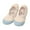 Beige, variant on Pink Pointed Toe Soft Sole Kids Canvas Ballet Gymnastics Dance Shoes Slippers Children