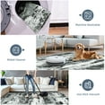 thumbnail image 6 of Socofuz 4' x 6' Foldable Non-slip Area Rug, Non-Shedding Indoor Washable Carpet for Bedroom Dinning Room Home Office,Black and White, 6 of 6