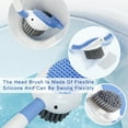 thumbnail image 4 of Flexible Silica Toilet Brush and Plunger Set | Wall Mountable | Corner Cleaning Brush Head | Includes Storage Cover | 4 Color Options, 4 of 9
