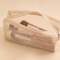 thumbnail image 3 of Tdxkok 3D Mesh Storage Bag Portable Breathable Travel Sundries Organizer Transparent Storage Pouch 9.84*5.31*2.17IN A, 3 of 5