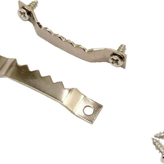 Small Sawtooth Picture Hangers Steel Picture Hangers Picture Frames Hangers with Screws Picture Hang Solutions, for Hanging Clock Paintings Artwork Picture Frame Hook Photos