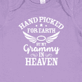 thumbnail image 4 of Inktastic Handpicked for Earth by My Grammy in Heaven with Angel Wings Boys or Girls Baby Bodysuit, 4 of 5