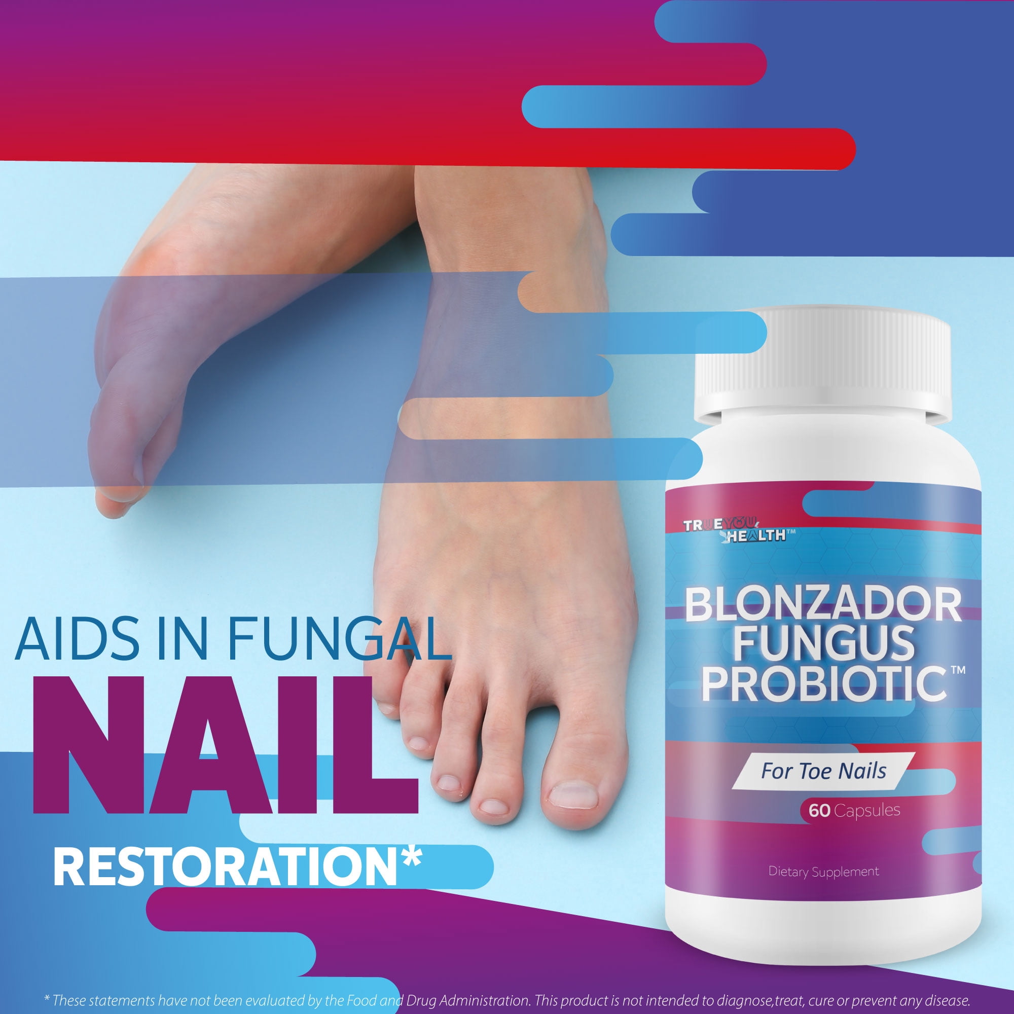 Blonzador Fungus Probiotic - Our Best Candida & Toenail Fungus Probiotic for Clear Nails - Candida Overgrowth 11 Strain Probiotics Nail Fungal Pills - Probiotics Immune Support Toenail Fungi
