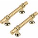 thumbnail image 1 of Juego de 6 tiradores para muebles de cocina, tiradores dorados, tiradores dorados para cocina, tiradores dorados para cajones, distancia entre centros de 96 mm, 1 of 5