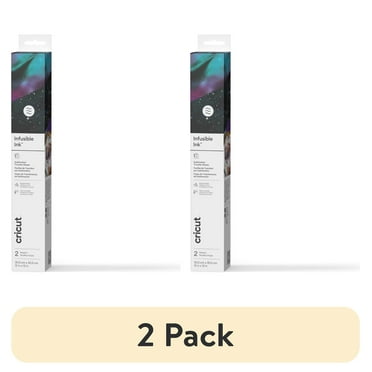 (2 pack) Cricut Infusible Ink Sheets (2), Galaxy, 12" x 12",Sampler