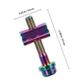 thumbnail image 2 of Hytrove 2Ud Tornillos De Para En Titanio Con Rosca Precisa Y Protección Contra Óxido, 2 of 6