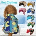 thumbnail image 4 of Pet Clothes for Large Dogs Girl Waterproof Pet Coat Winter Warm Dog Coat for Small Medium Large Dog - Pink,XL, 4 of 4