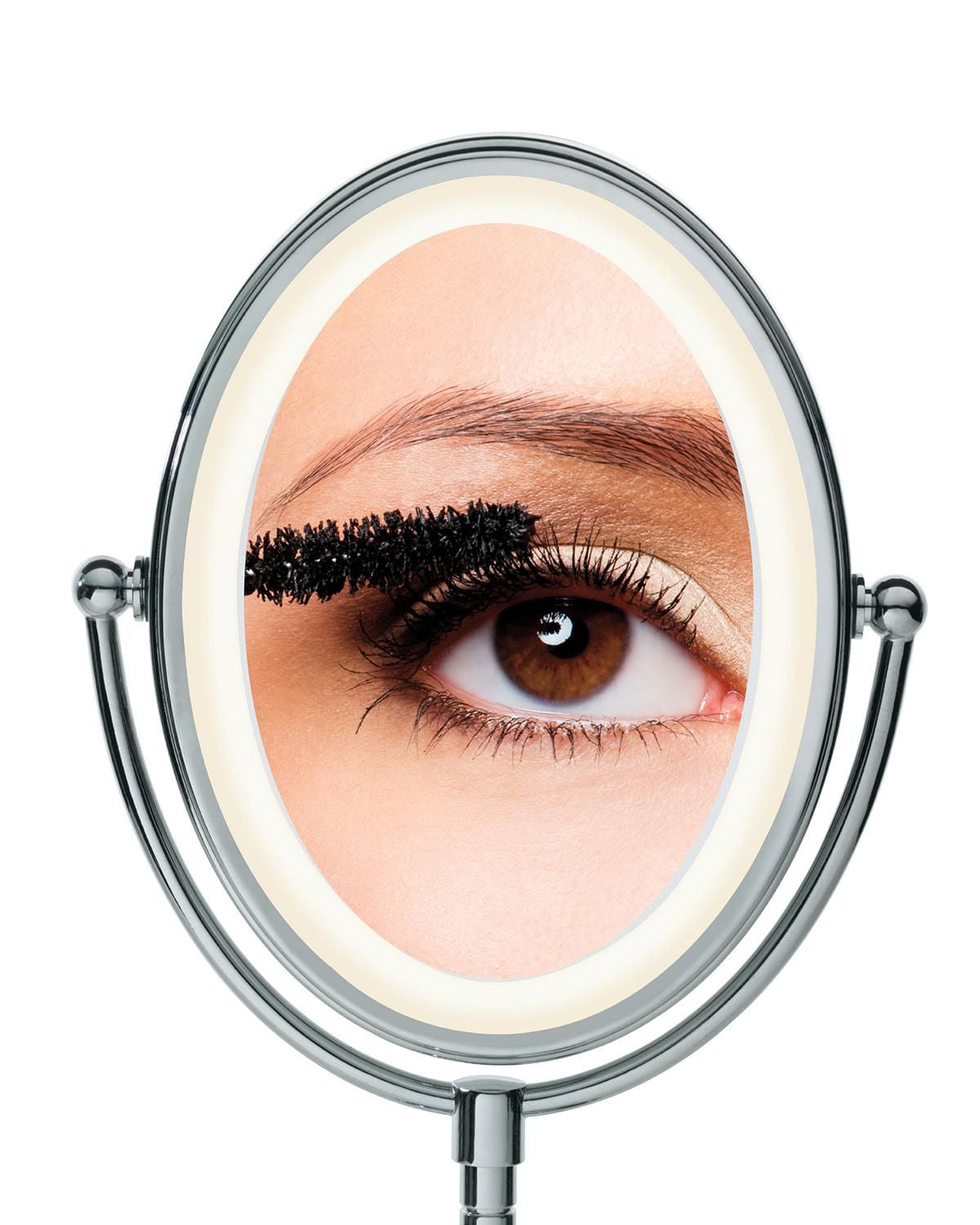 True Glow 1x/7x LED Lighted Makeup, Lighted Mirror