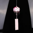 thumbnail image 5 of Chimes Wind Bells Handpaint Sakura Glass Wind,Home Garden Office Hanging Decorations Beautiful Hope, 5 of 9
