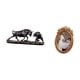 thumbnail image 5 of Escultura moderna de Feng Shui con marco de fotos de resina ornamentado, soporte decorativo de mesa para oficina, dormitorio, regalo., 5 of 8